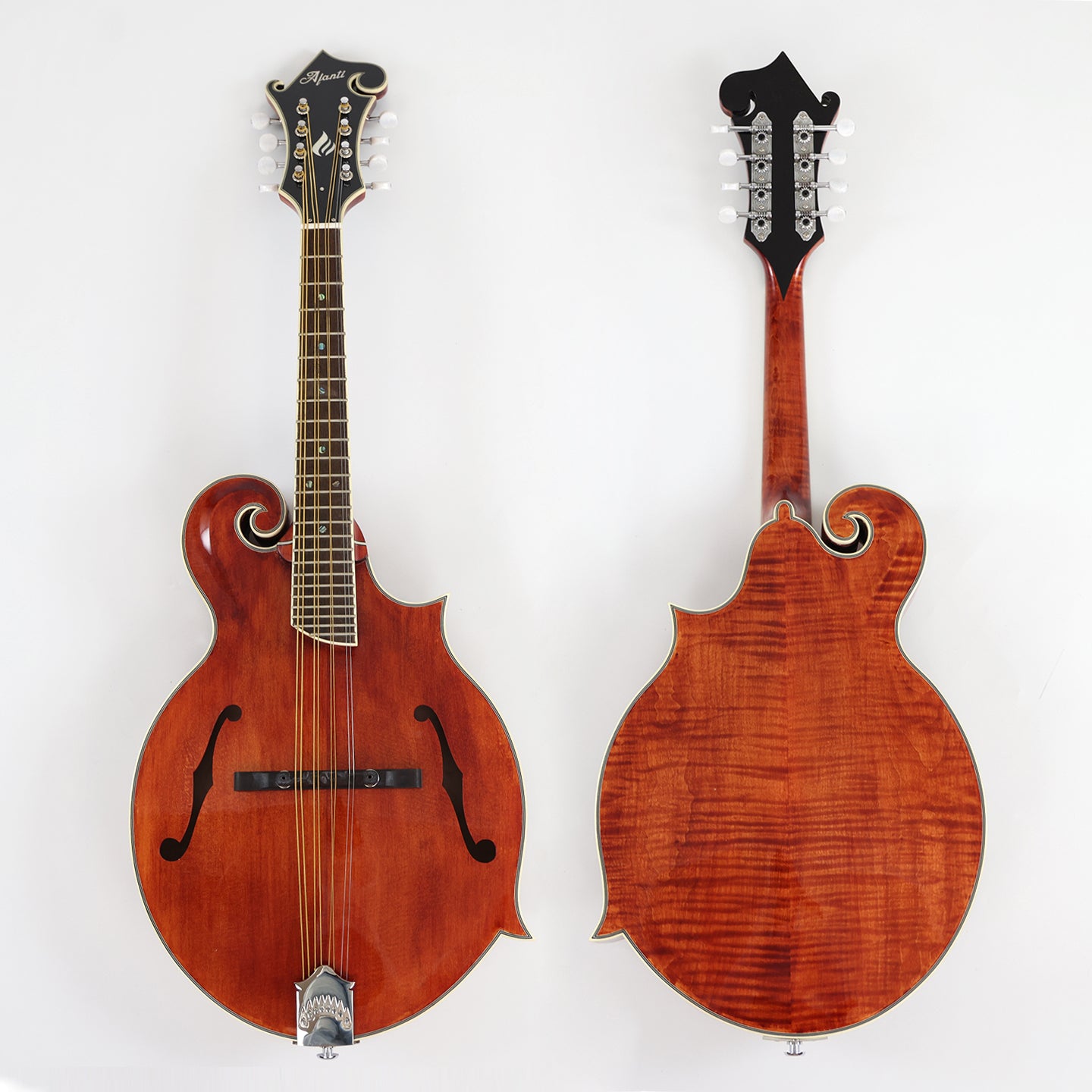 Afanti AA Solid Flamed Maple Back and Side F Mandola (AML-F20)