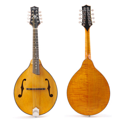 Afanti All Solid Wood Honey Amber A Style Mandolin (A5-EL01)