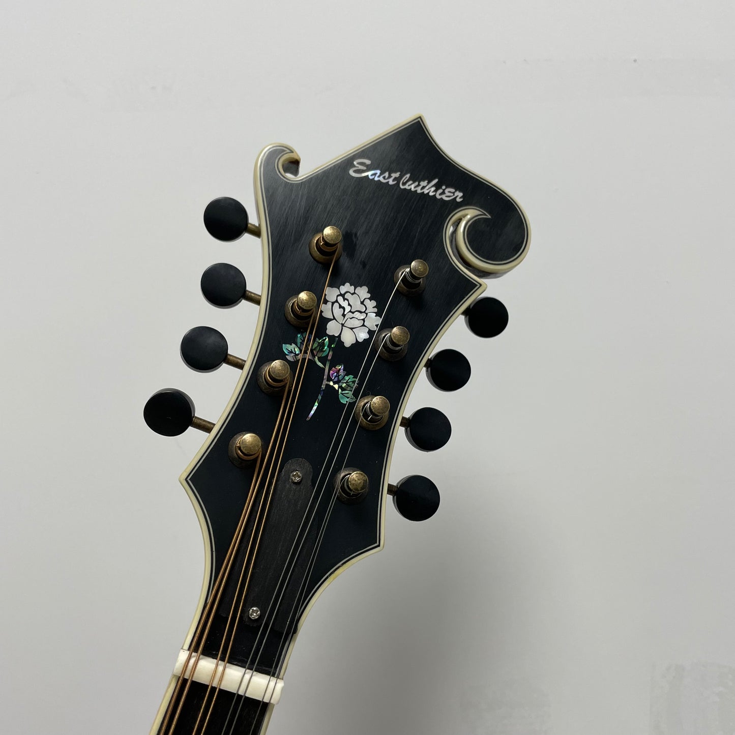 All Solid Flamed Maple Wood body Spruce Top F Style Mandolin