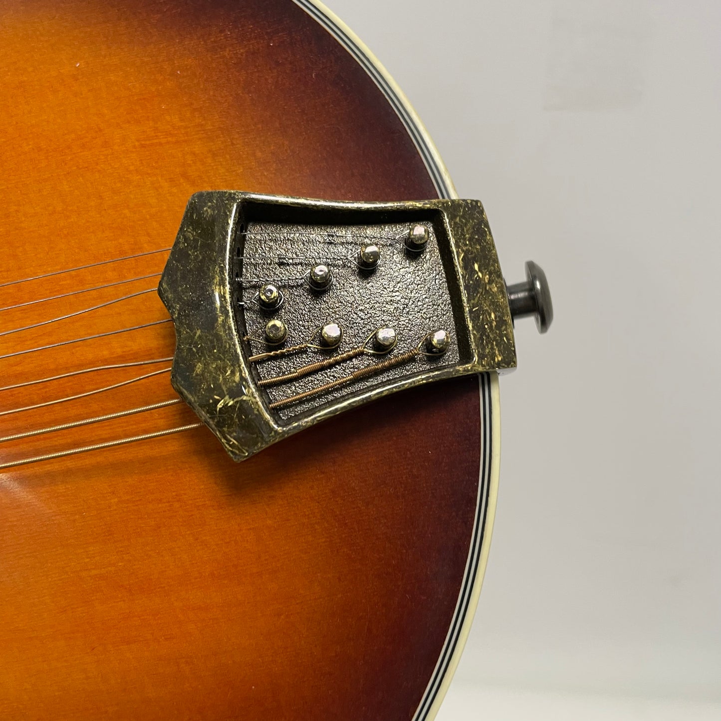 All Solid Flamed Maple Wood body Spruce Top F Style Mandolin