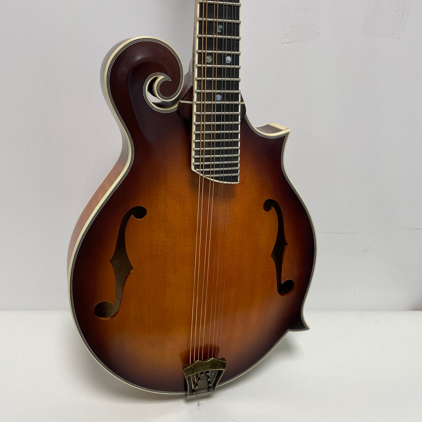 East Luthier Hand made all solid 3A wood Sunburst F style Mandolin