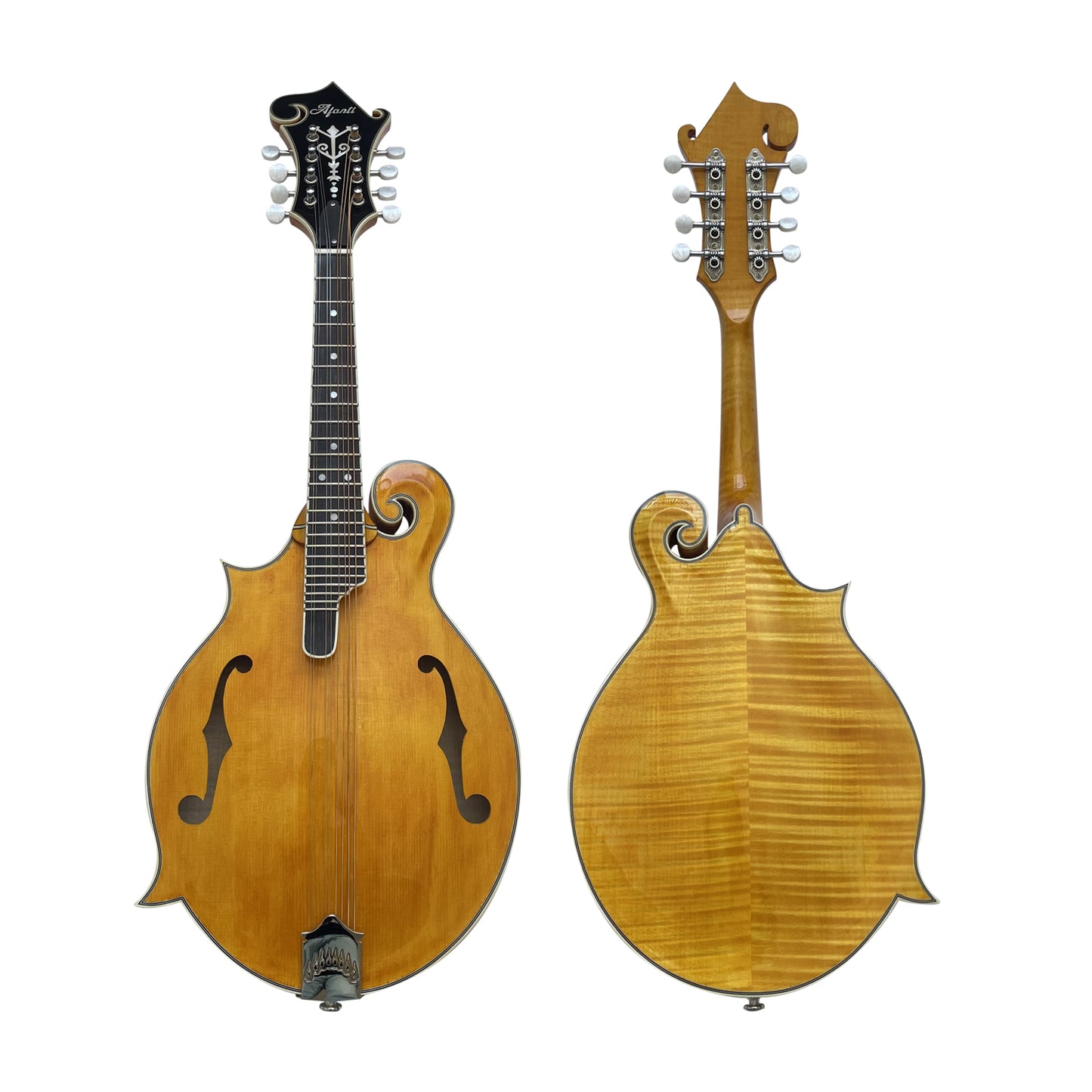 Afanti Left Hand F Style Mandolin with Ebony Fingerboard(AMD-120F)